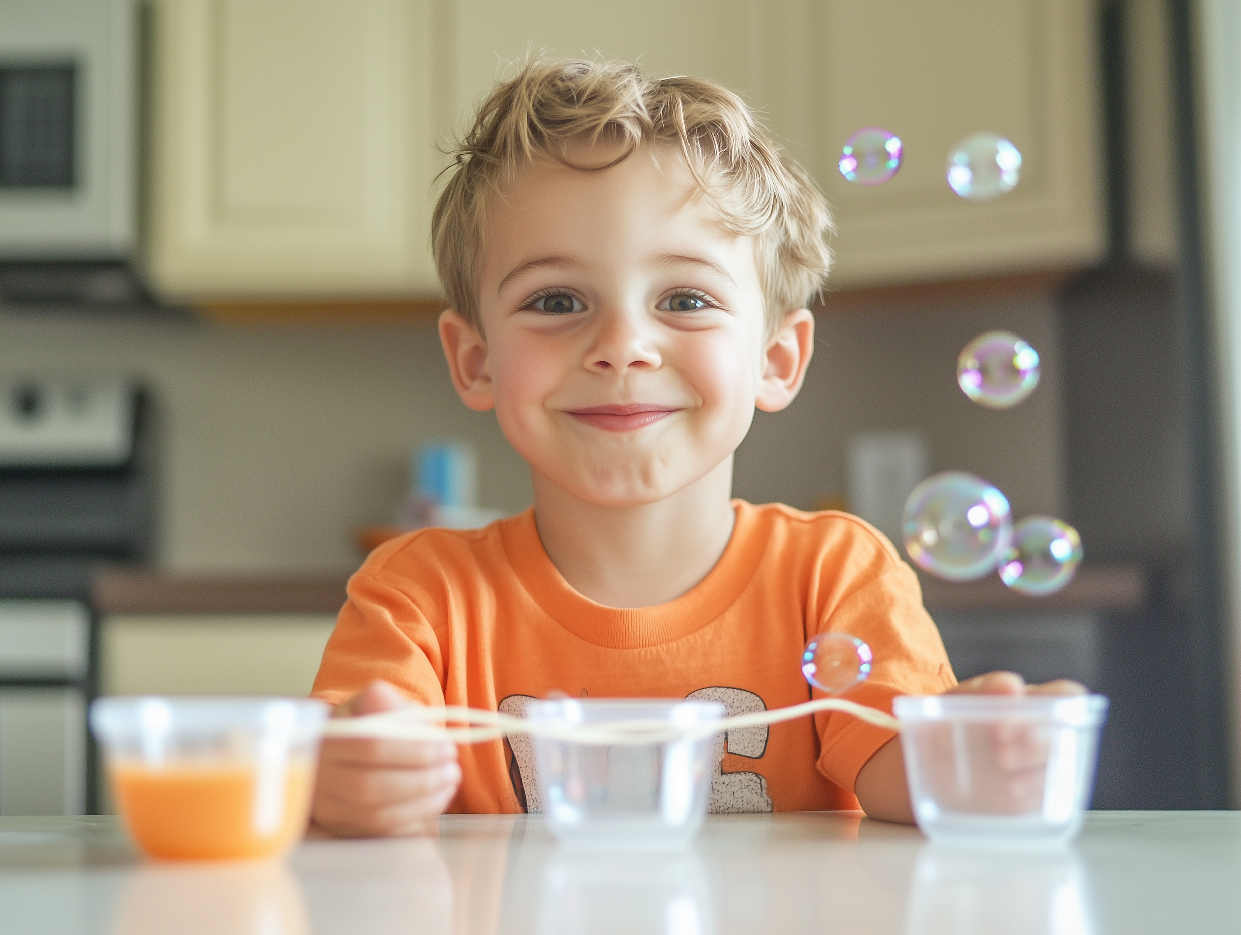 bubble magic stem science project for kids